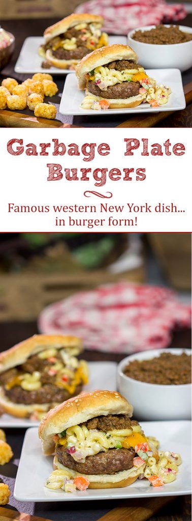 Turn a classic western New York dish into burger form with these Garbage Plate Burgers!  Talk about grilled comfort food at its finest!