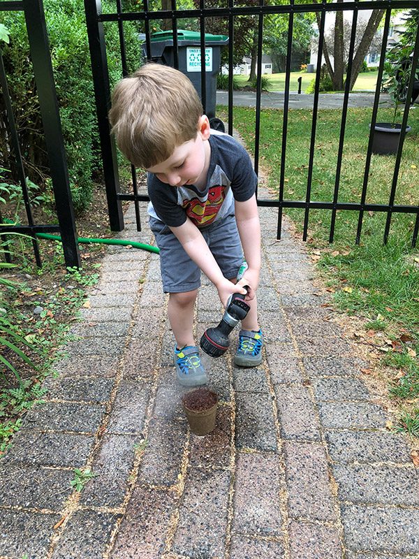 Robbie Watering Seeds