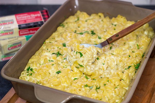 Made with 2 types of cheese, this Creamy Mac and Cheese is a classic winter comfort food!  From the creamy texture to the layers of flavor, this recipe is worthy of a bookmark!