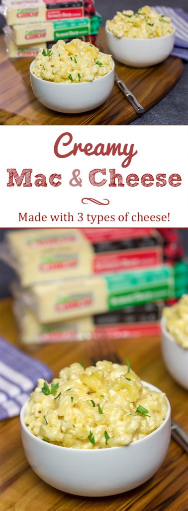 Made with 2 types of cheese, this Creamy Mac and Cheese is a classic winter comfort food! From the creamy texture to the layers of flavor, this recipe is worthy of a bookmark!