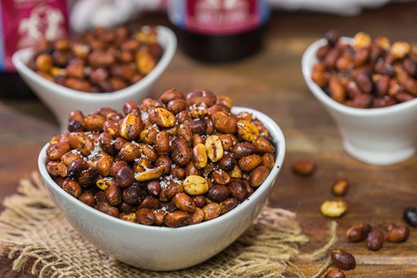 These Hickory Smoked Peanuts are surprisingly easy to make, and they are a fun and unique snack for the next backyard party!
