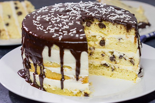 Chocolate Chip Cookie Cake