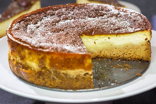 A Dresdner Eierschecke is a traditional Saxon dessert featuring 3 distinct layers.  It's a fun (and unique) dessert!