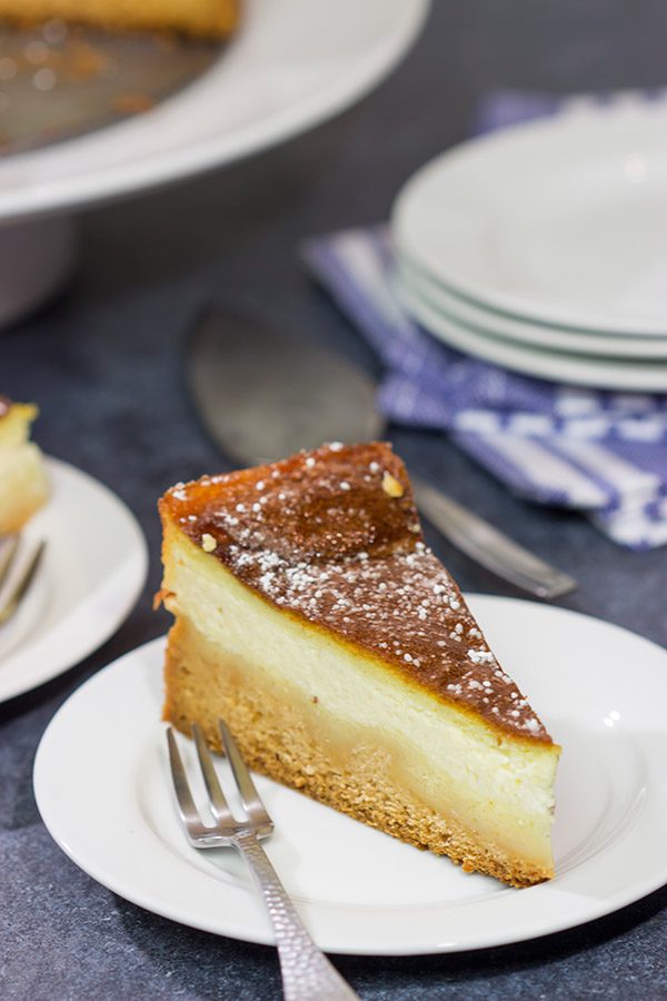 A Dresdner Eierschecke is a traditional Saxon dessert featuring 3 distinct layers.  It's a fun (and unique) dessert!