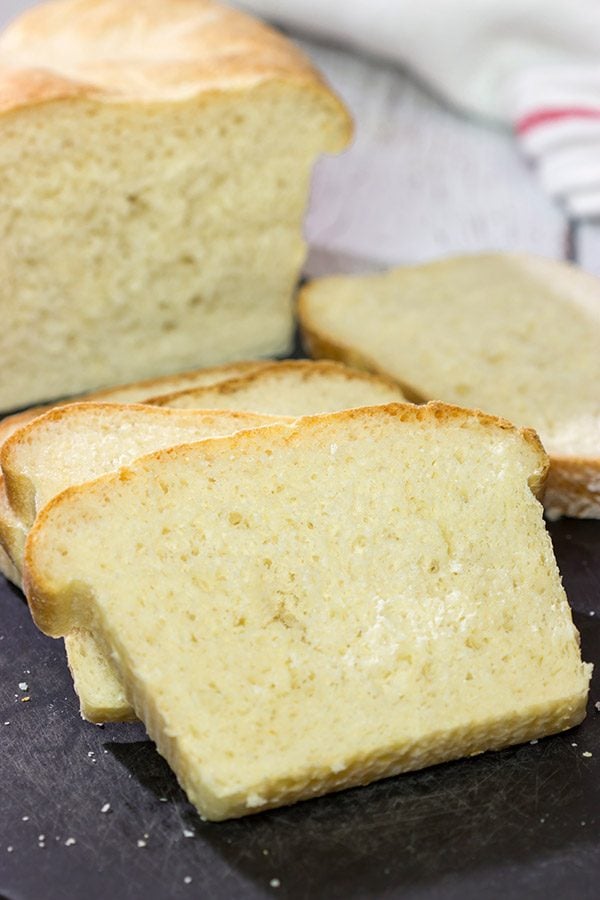 This Tangzhong Style White Sandwich Bread utilizes a simple technique to make an extremely soft and fluffy loaf of bread!