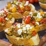 Caponata is a tasty and colorful summer recipe.  Serve it as an appetizer with toasted bread or as a side dish alongside grilled fish or chicken!