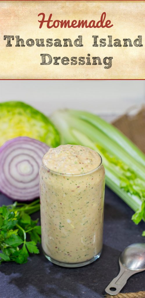 Whether used as a salad dressing or a "secret burger sauce," this homemade version of Thousand Island Dressing is delicious and super easy to make!