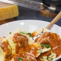 What happens when homemade pasta meets smoked meat?  This Smoked Brisket Ravioli is a fun combination of flavors, and it makes for one heck of a delicious dinner!