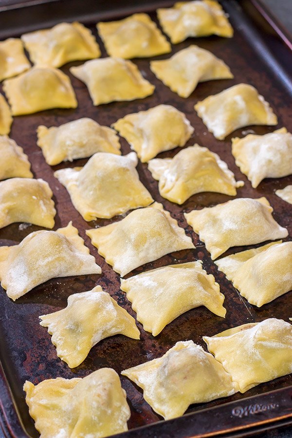 What happens when homemade pasta meets smoked meat?  This Smoked Brisket Ravioli is a fun combination of flavors, and it makes for one heck of a delicious dinner!