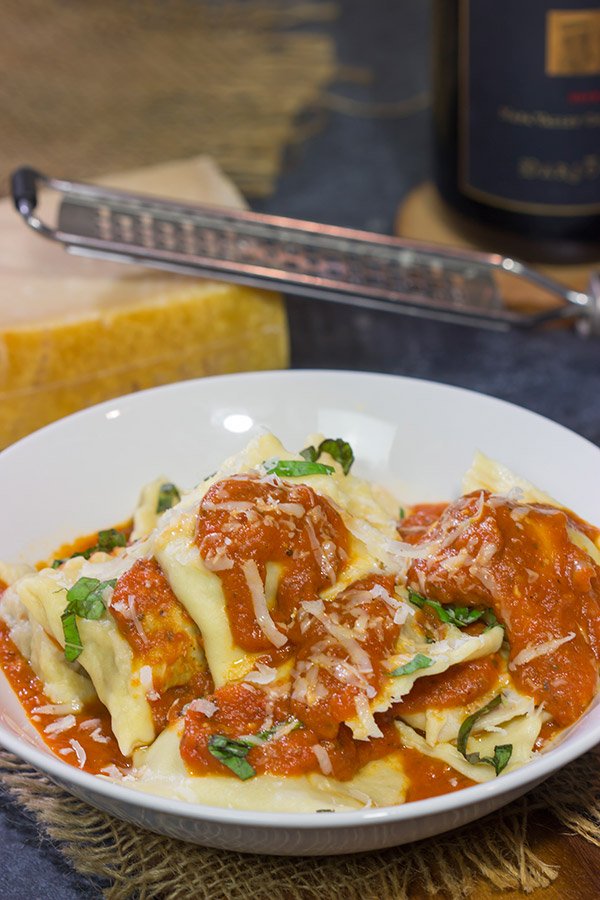 What happens when homemade pasta meets smoked meat?  This Smoked Brisket Ravioli is a fun combination of flavors, and it makes for one heck of a delicious dinner!