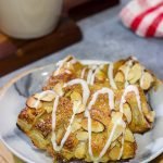 Filled with almond paste and topped with sliced almonds, these Almond Bear Claws are a fun and tasty breakfast treat!
