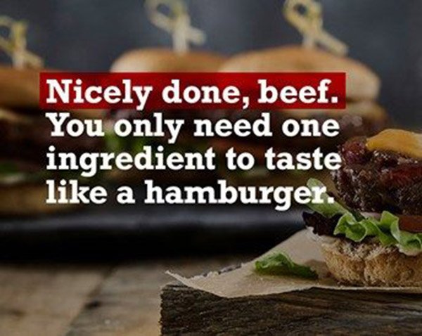 Nicely done, beef!