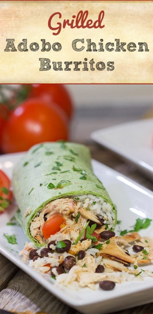 A good marinade can make a world of difference! These Grilled Adobo Chicken Burritos are a flavorful way to enjoy the summer grilling season!