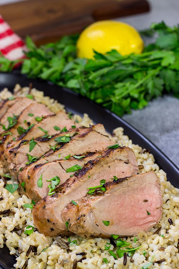 Fire up the grill!  This Grilled Pork Tenderloin starts with a classic marinade for an easy and flavorful meal on the grill!