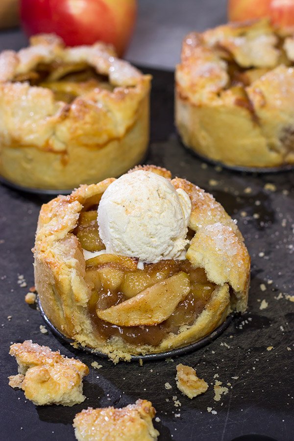 Who wants to share your apple pie? Not this guy! These Individual Apple Pies are a fun way to serve a classic Autumn dessert!