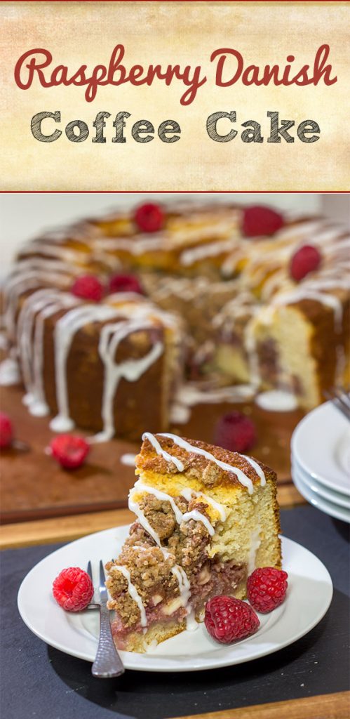 Part danish, part coffee cake, this Raspberry Danish Coffee Cake is a delicious way to enjoy breakfast...or better yet, brunch!