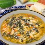 With chilly Winter days around the corner, grab some leftover bread and make a pot of Ribollita.  This Tuscan White Bean Stew is a delicious way to warm up on a cold day!