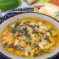 With chilly Winter days around the corner, grab some leftover bread and make a pot of Ribollita. This Tuscan White Bean Stew is a delicious way to warm up on a cold day!
