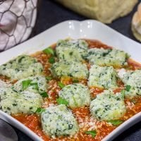 This Spinach Ricotta Gnocchi is an easy and tasty homemade pasta that's ready in just 30 minutes!