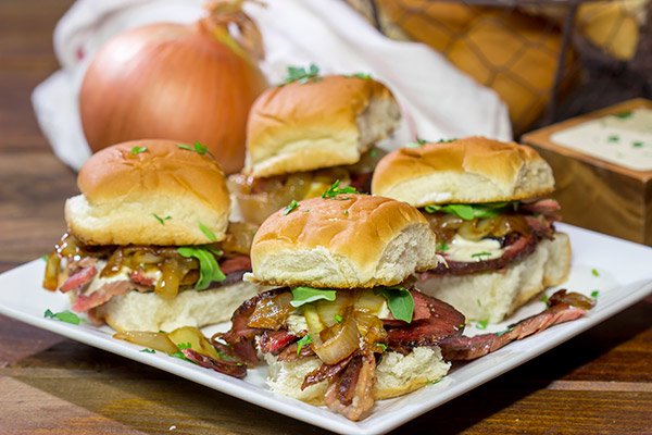 These Beef Brisket Sliders with Alabama White BBQ Sauce are proof that good things can come in small packages! Make a batch of these sliders for dinner tonight!
