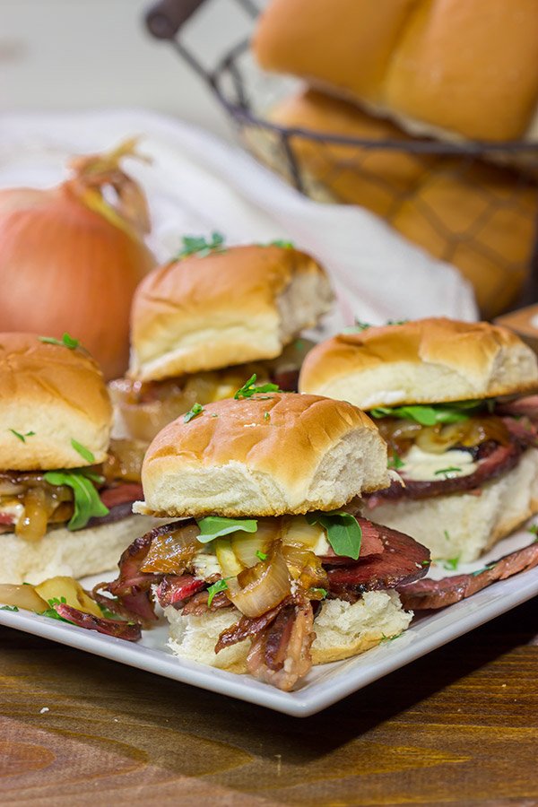 These Beef Brisket Sliders with Alabama White BBQ Sauce are proof that good things can come in small packages! Make a batch of these sliders for dinner tonight!