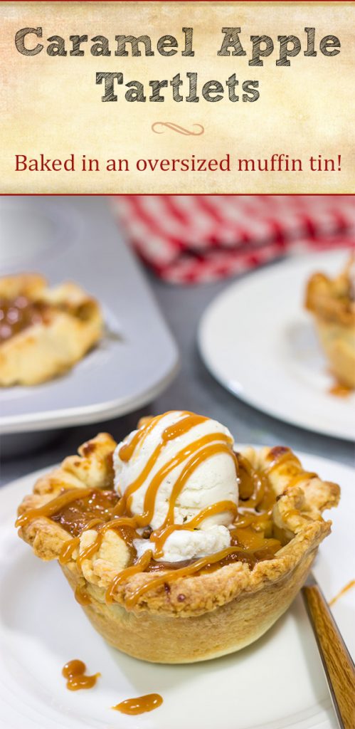 Packed with flavorful apples and topped with delicious caramel, these Caramel Apple Tartlets are a great baking project for Autumn!