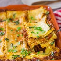 This Lasagna Bolognese features layers upon layers of delicious flavor...it's one heck of a delicious comfort food recipe!