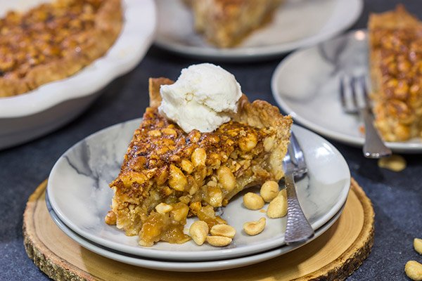 This Virginia Peanut Pie is similar to pecan pie...but with peanuts instead.  This delicious sweet and salty dessert will have everyone asking for the recipe!