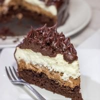 This Black Tie Mousse Cake features 4 distinct layers of chocolate. It takes a bit of time to make, but this sweet treat is worth the effort!