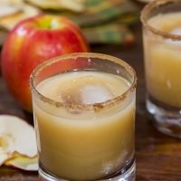 This Caramel Apple Cocktail is packed with the flavor of Autumn. Tap into your inner bartender and mix one up this weekend!