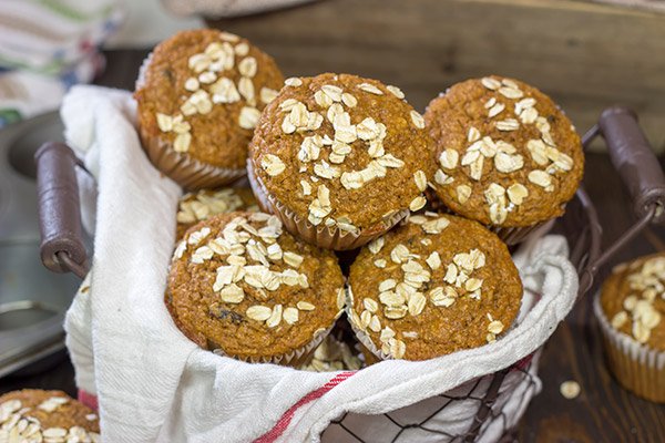 These Gingerbread Bran Muffins are packed with cinnamon, spice and everything nice!  A batch of these muffins is perfect for holiday breakfast!