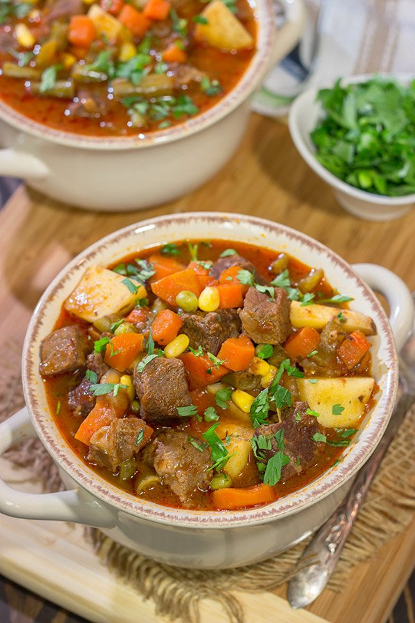 Also known as a community stew, a Mulligan Stew is a tasty way to bring folks together. This beef and potato stew is ideal comfort food on a chilly winter day!