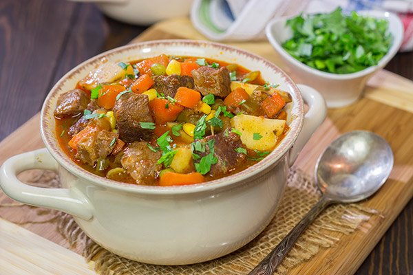 Also known as a community stew, a Mulligan Stew is a tasty way to bring folks together. This beef and potato stew is ideal comfort food on a chilly winter day!