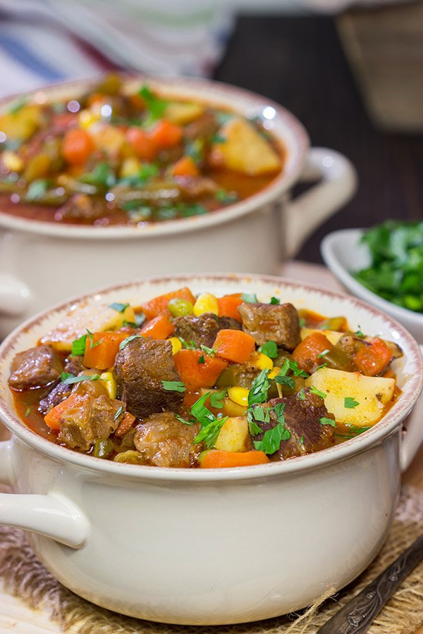 Also known as a community stew, a Mulligan Stew is a tasty way to bring folks together. This beef and potato stew is ideal comfort food on a chilly winter day!