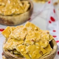 A little bit sweet, a little bit salty, this Old Fashioned Peanut Brittle is a delicious (and rather addicting) treat! It's also surprisingly easy to make!