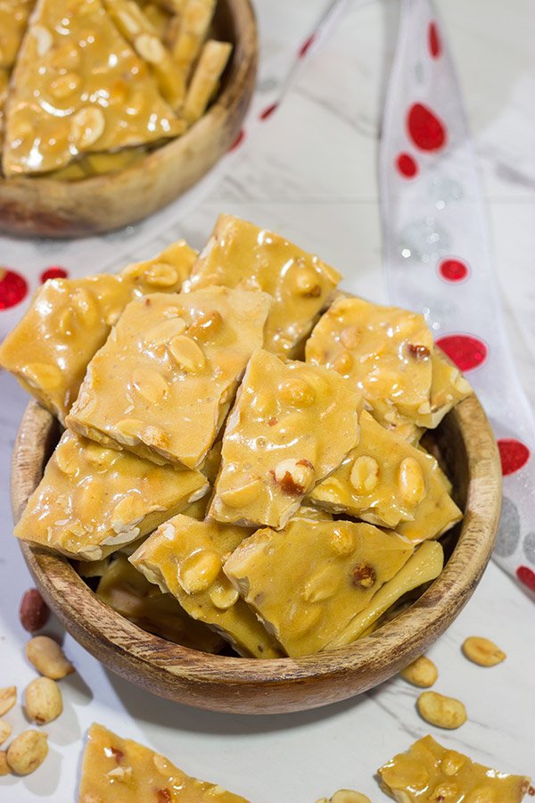 A little bit sweet, a little bit salty, this Old Fashioned Peanut Brittle is a delicious (and rather addicting) treat! It's also surprisingly easy to make!