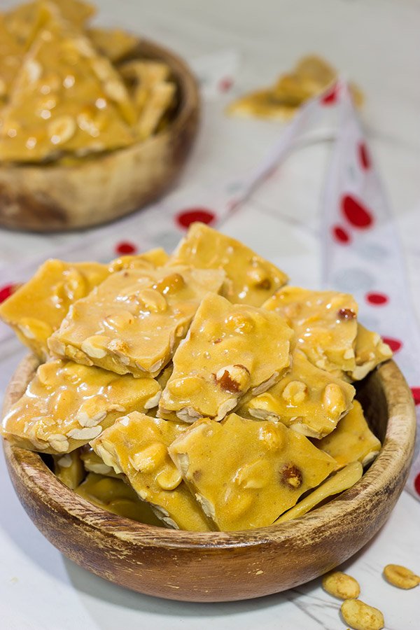 A little bit sweet, a little bit salty, this Old Fashioned Peanut Brittle is a delicious (and rather addicting) treat! It's also surprisingly easy to make!