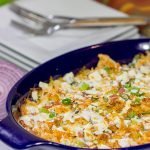 Using frozen pierogies as the base, this Buffalo Chicken Pierogi Bake is a delicious comfort food casserole...and it can be made on a weeknight, too!