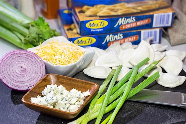 Using frozen pierogies as the base, this Buffalo Chicken Pierogi Bake is a delicious comfort food casserole...and it can be made on a weeknight, too!