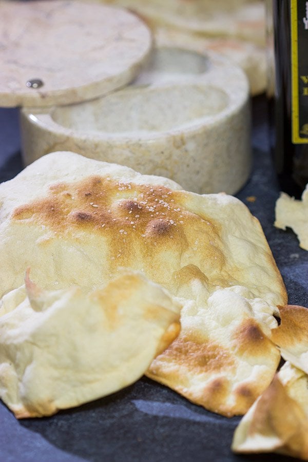 Originally from the Italian island of Sardinia, Carta di Musica are thin, crispy crackers that are quite easy to make. Add some cheese and a bottle of wine for an excellent appetizer idea!