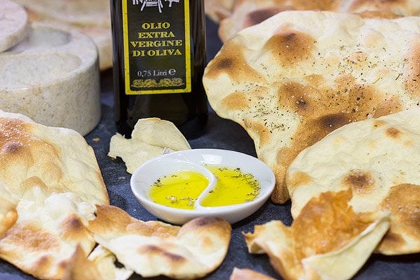 Originally from the Italian island of Sardinia, Carta di Musica are thin, crispy crackers that are quite easy to make. Add some cheese and a bottle of wine for an excellent appetizer idea!