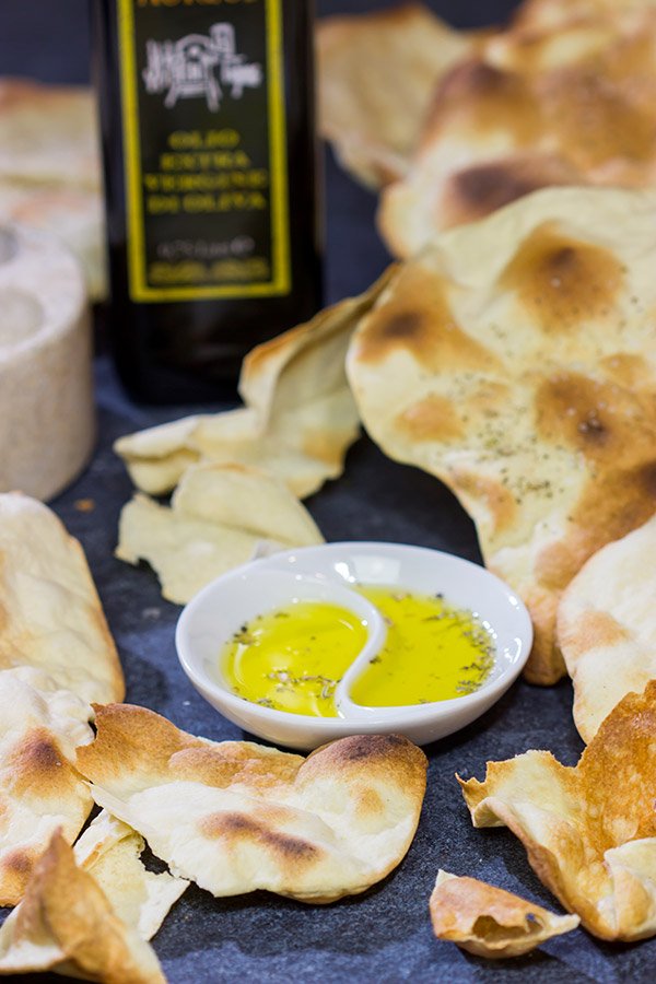 Originally from the Italian island of Sardinia, Carta di Musica are thin, crispy crackers that are quite easy to make. Add some cheese and a bottle of wine for an excellent appetizer idea!