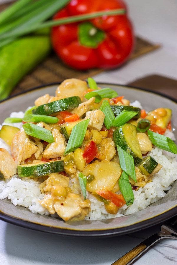 Kung Pao Chicken is a popular Chinese restaurant takeout dish for good reason. Make a batch of this tasty stir fry at home!