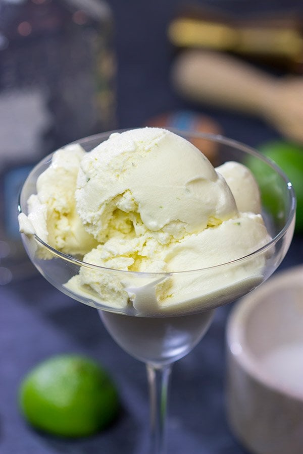 Celebrate the arrival of warmer summer days with a batch of boozy Margarita Ice Cream. It's 5 o'clock somewhere!