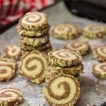 These Chocolate Almond Sugar Cookies have something for everyone!  These swirled chocolate and vanilla cookies get rolled in chopped almonds before going into the oven.  Yum!