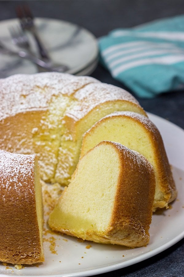 This Classic Pound Cake recipe has been passed through my family for several generations.  If you're looking for a tasty slice of pound cake, then whip this recipe up today!
