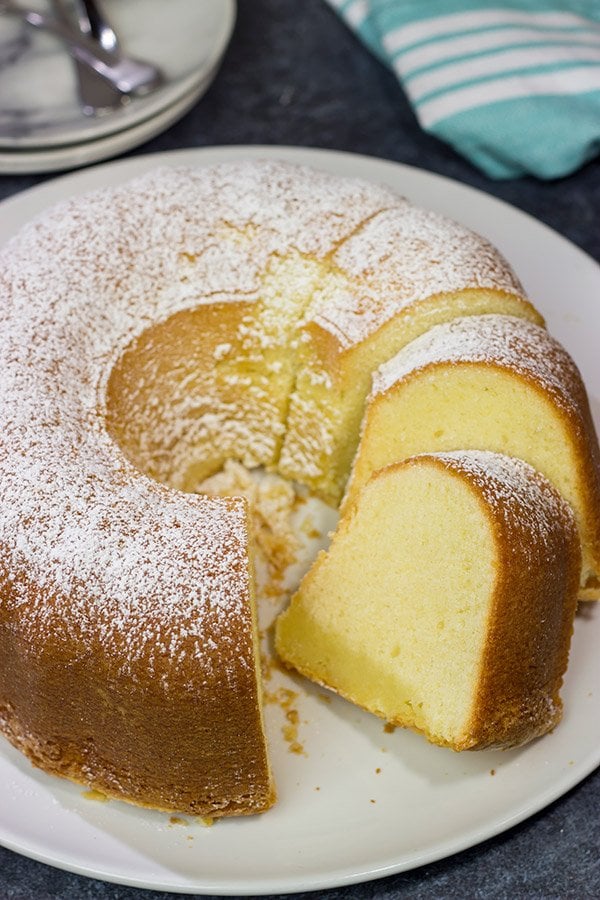 This Classic Pound Cake recipe has been passed through my family for several generations.  If you're looking for a tasty slice of pound cake, then whip this recipe up today!