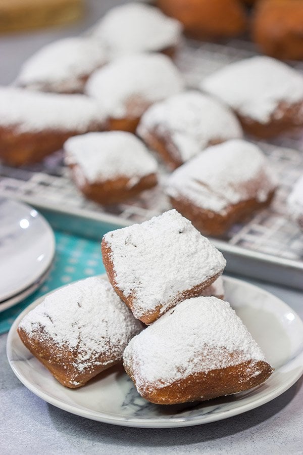 New Orleans Beignets are a classic sweet treat in the Crescent City.  Now you can make a batch at home...complete with plenty of powdered sugar!