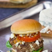 Looking for a fun spin on a classic summer meal?  Grab some blue cheese and buffalo sauce and grill up a batch of these Buffalo Blue Cheese Burgers!