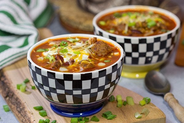 This flavorful Ribeye Chili is packed with smoky, beefy flavor. It's a great way to warm the belly on a cold winter day!